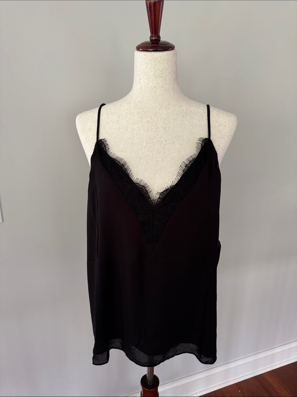 Melrose and Market Black Lace-Trim Camisole - NWT